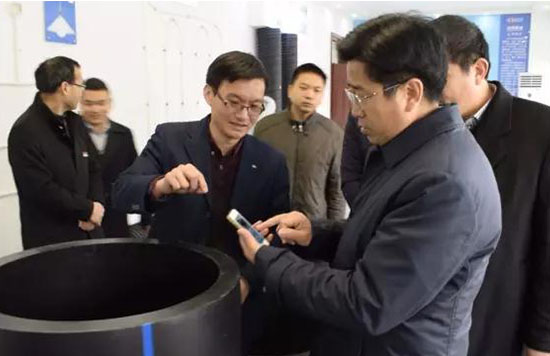 區領導蒞臨潔潤明確支持企業(yè)發(fā)展